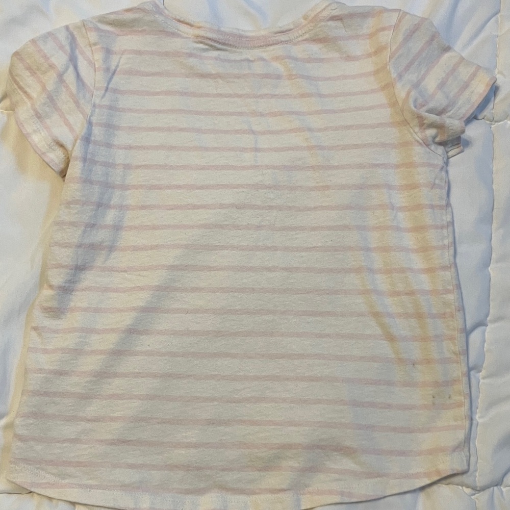 Old Navy Girls T-Shirt Trio - Mint, Cream, and Striped - Picture 10 of 11